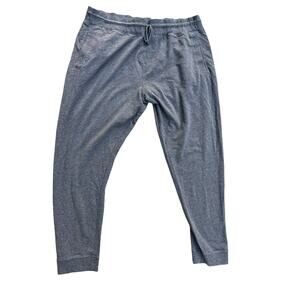 Peter Millar Jogger Pants Gray‎ Lava Wash Garment Dyed Casual, Size 2XL
